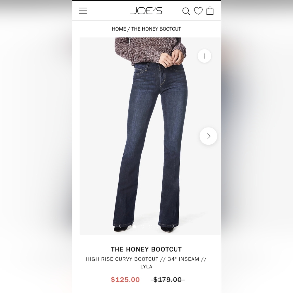 🎯Joe's "Honey" Jeans - Size 30